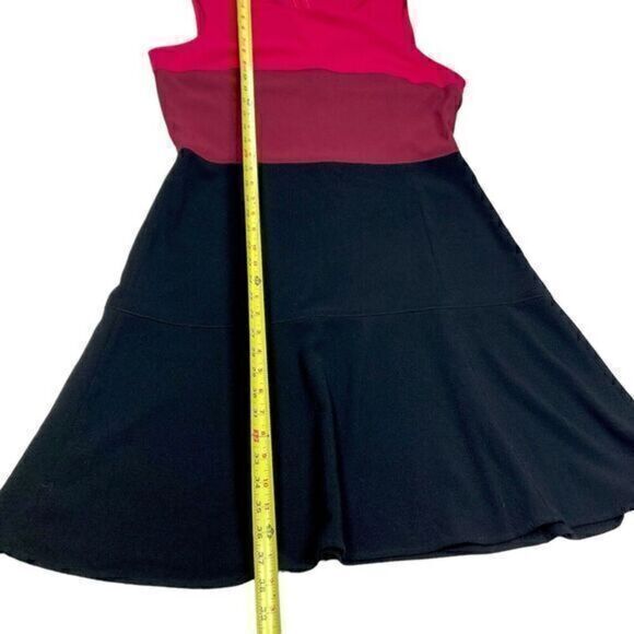 Calvin Klein Color Block A-line Dress Women L Career Business Casual Dinner Date - Picture 11 of 14